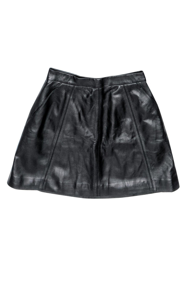 Current Boutique-Marc by Marc Jacobs - Black Leather Miniskirt Sz 4