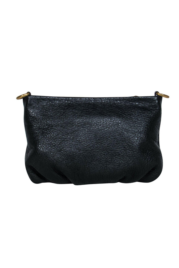 Current Boutique-Marc by Marc Jacobs - Black Pebbled Leather Mini Crossbody