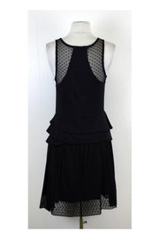 Current Boutique-Marc by Marc Jacobs - Black Tiered Sleeveless Dress Sz M