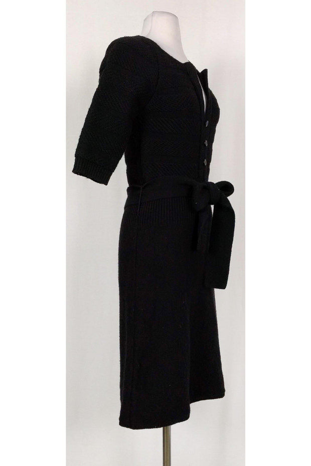 Current Boutique-Marc by Marc Jacobs - Black Wool Knit Dress Sz S