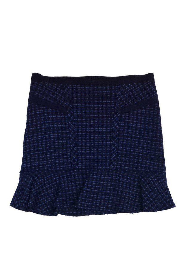Current Boutique-Marc by Marc Jacobs - Blue Tweed Flared Skirt Sz 6