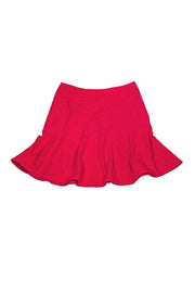 Current Boutique-Marc by Marc Jacobs - Bright Pink Miniskirt w/ Circle Pattern Sz S