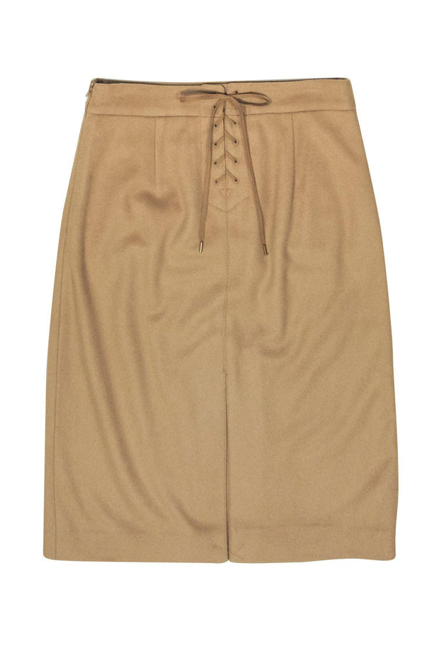Current Boutique-Marc by Marc Jacobs - Camel Wool Blend Midi Pencil Skirt Sz 8