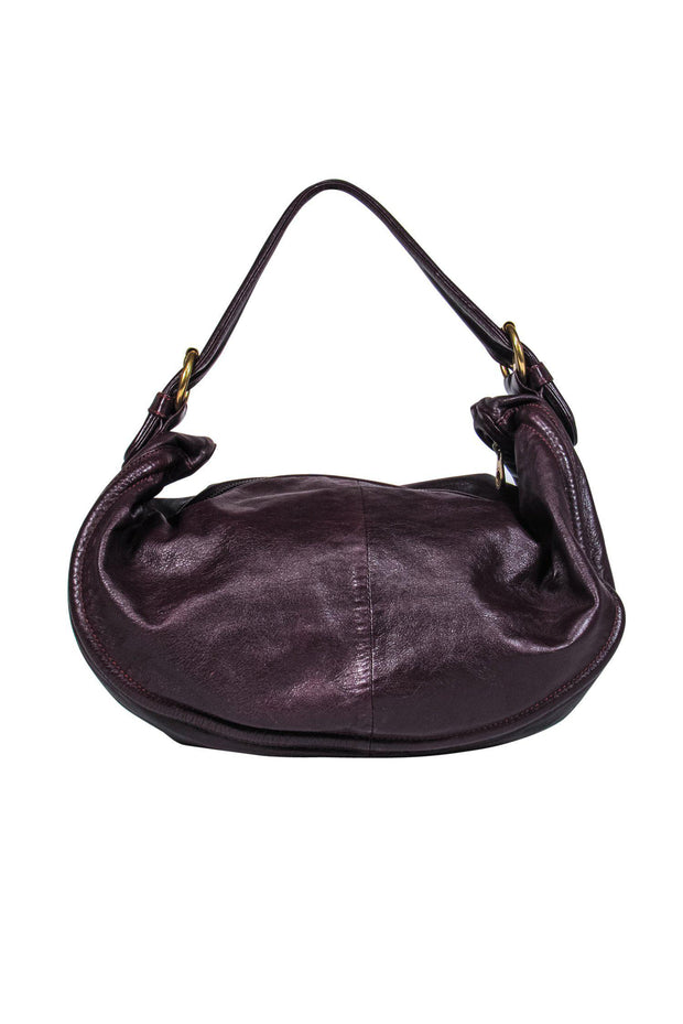 Current Boutique-Marc by Marc Jacobs - Deep Purple Leather Hobo Bag