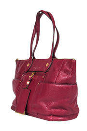 Current Boutique-Marc by Marc Jacobs - Deep Red Large Leather Tote