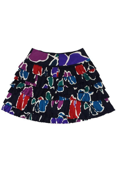 Current Boutique-Marc by Marc Jacobs - Multicolor Print Pleated Tiers Skirt Sz 8