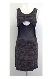 Current Boutique-Marc by Marc Jacobs - Navy & Beige Knit Layered Dress Sz M
