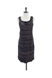 Current Boutique-Marc by Marc Jacobs - Navy & Beige Knit Layered Dress Sz M