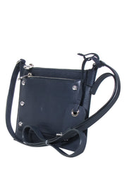 Current Boutique-Marc by Marc Jacobs - Navy Textured "C-Lock" Crossbody Bag