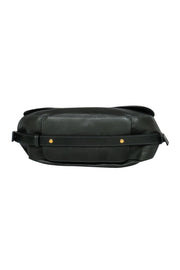 Current Boutique-Marc by Marc Jacobs - Olive Leather Saddle Bag w/ Adjustable Shoulder Strap