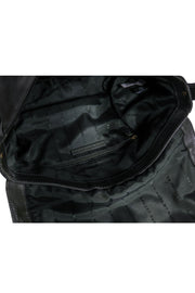 Current Boutique-Marc by Marc Jacobs - Olive Leather Saddle Bag w/ Adjustable Shoulder Strap