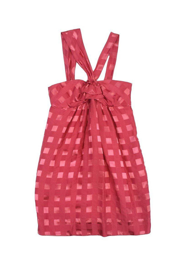 Current Boutique-Marc by Marc Jacobs - Pink Crisscross Neck Dress Sz 2