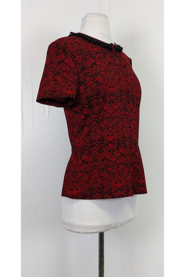 Current Boutique-Marc by Marc Jacobs - Red & Black Top Sz S