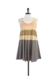 Current Boutique-Marc by Marc Jacobs - Striped Silk Tank Tunic Sz M