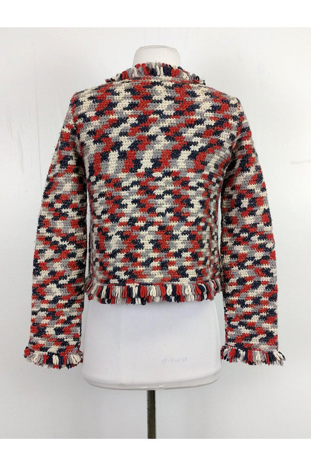 Current Boutique-Marc by Marc Jacobs - White, Navy & Red Jacket Sz S