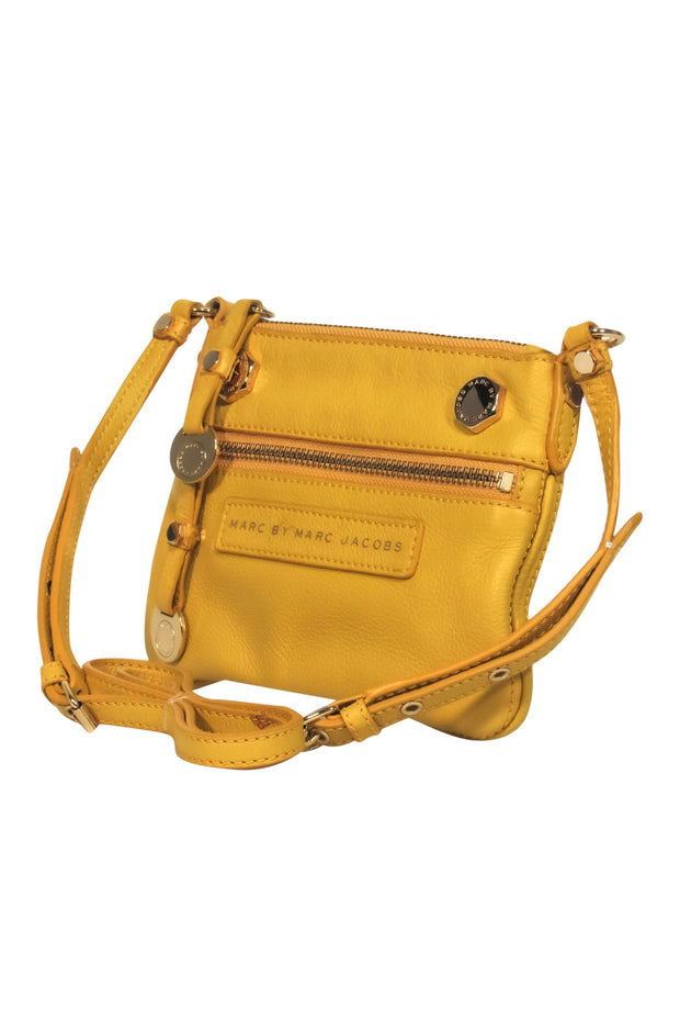 Marc by Marc Jacobs - Yellow Leather Mini Crossbody Bag – Current