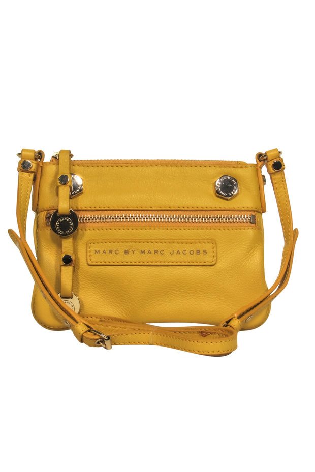 Marc by Marc Jacobs - Yellow Leather Mini Crossbody Bag – Current Boutique