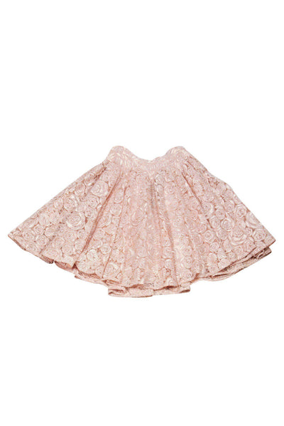 Current Boutique-Marchesa Voyage - Rosewater Pink Lace Skirt Sz 2