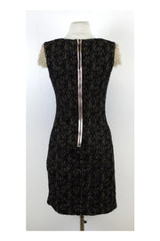 Current Boutique-Mark & James by Badgley Mischka - Black & Grey Textured Dress Sz M
