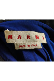 Current Boutique-Marni - Blue 3/4 Length Dress Sz 8
