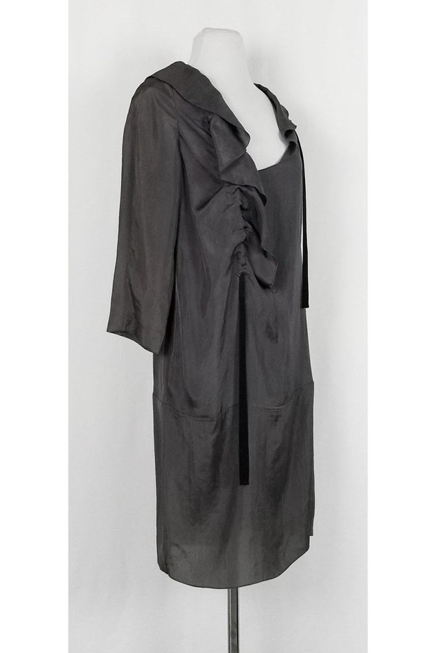 Current Boutique-Marni - Grey Ruffle Dress Sz 4