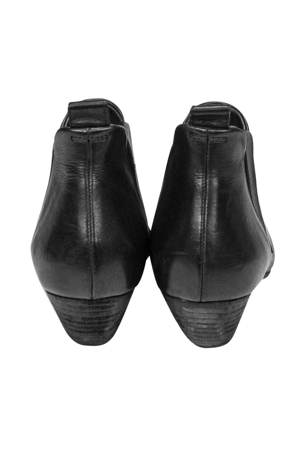 Current Boutique-Marsell - Black Leather Ankle Booties Sz 8