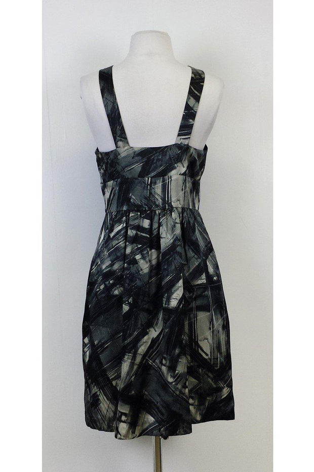 Current Boutique-Martin & Osa - Black & Gray Abstract Dress Sz 6
