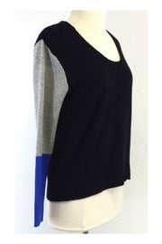 Current Boutique-Mason - Black, Grey, & Blue Sweater Sz S/P