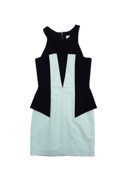 Current Boutique-Mason - Black & Light Green Sleeveless Dress Sz 2