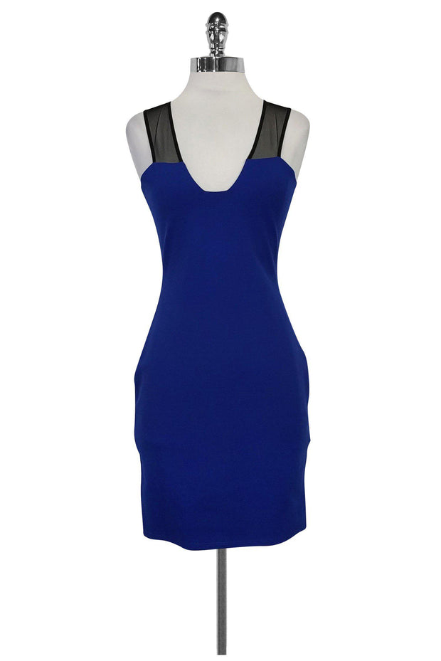 Current Boutique-Mason - Cobalt Blue Fitted Dress Sz S