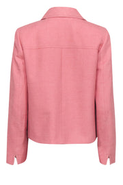 Current Boutique-Max Mara - Baby Pink Button-Up Jacket Sz 8
