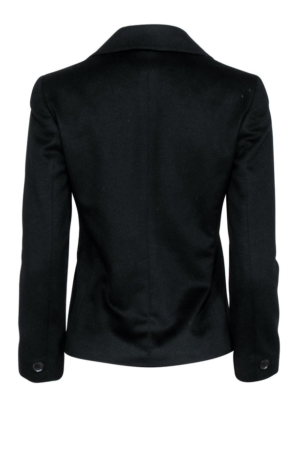 Current Boutique-Max Mara - Black Cashmere Blazer Sz 6