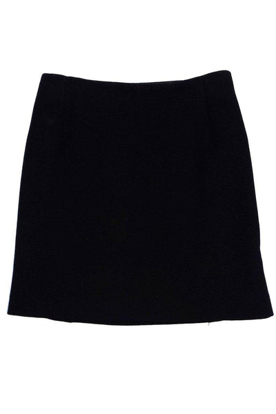 Current Boutique-Max Mara - Black Wool Skirt Sz 2