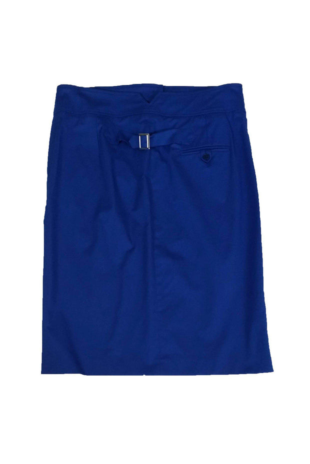 Current Boutique-Max Mara - Blue Pencil Skirt Sz 12