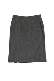 Current Boutique-Max Mara - Cream & Black Pencil Skirt Sz 12