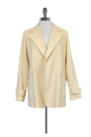 Current Boutique-Max Mara - Cream Wool Jacket Sz 10