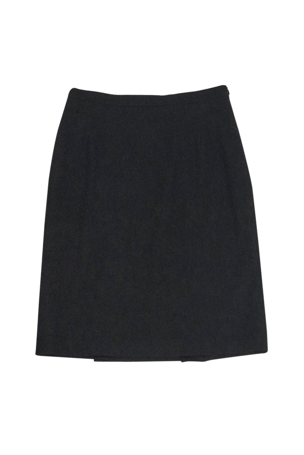 Current Boutique-Max Mara - Dark Grey Pencil Skirt Sz 8