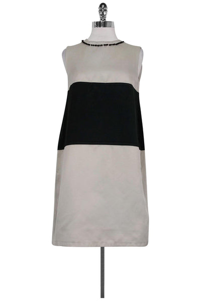 Current Boutique-Max Mara - Grey & Black Shift Dress Sz 4