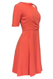 Current Boutique-Max Mara - Orange Fit & Flare Dress Sz 6
