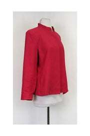 Current Boutique-Max Mara - Pink Cotton Jacket Sz 12