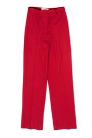 Current Boutique-Max Mara - Red Wool Slacks Sz 8