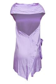 Current Boutique-McQ Alexander McQueen - Purple Halter Dress Sz 10