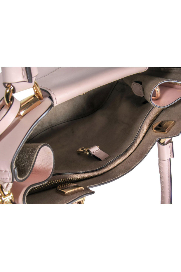Current Boutique-Michael Kors - Baby Pink Convertible Leather Satchel