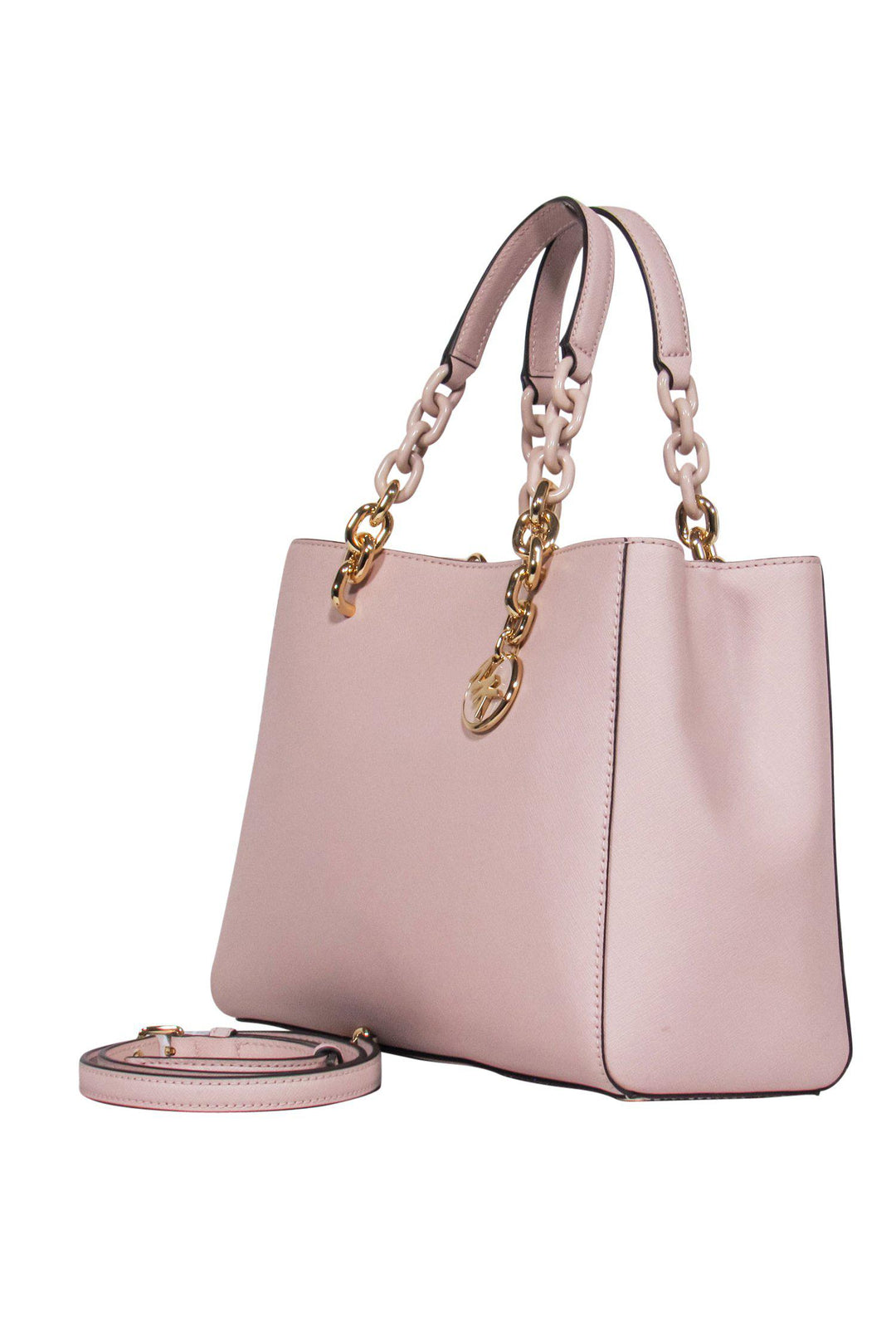 Michael kors satchel pink best sale