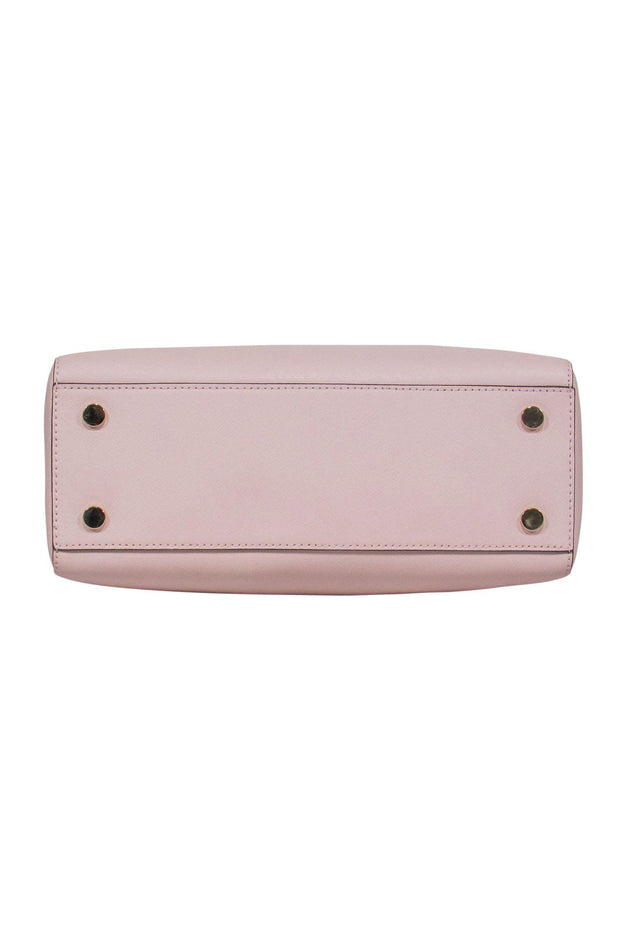 Michael Kors Rose Small Tassel Crossbody Bag Ballet Pink MK Signature -  ShopperBoard