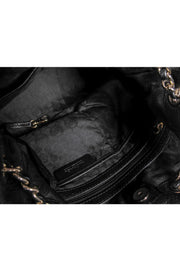 Current Boutique-Michael Kors - Black Pebbled Leather Convertible Crossbody