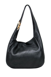 Current Boutique-Michael Kors - Black Pebbled Leather Hobo Shoulder Bag