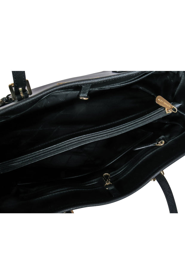 Current Boutique-Michael Kors - Black Saffiano Leather Tote Bag