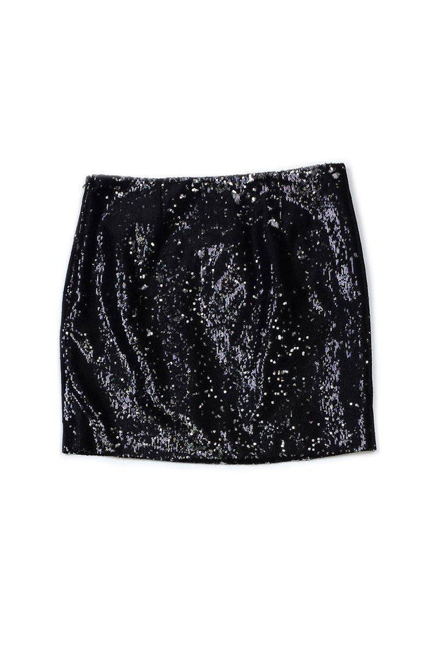 Current Boutique-Michael Kors - Black Sequin Miniskirt Sz 6