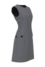 Current Boutique-Michael Kors - Black & White Printed Dress w/ Pockets Sz 10